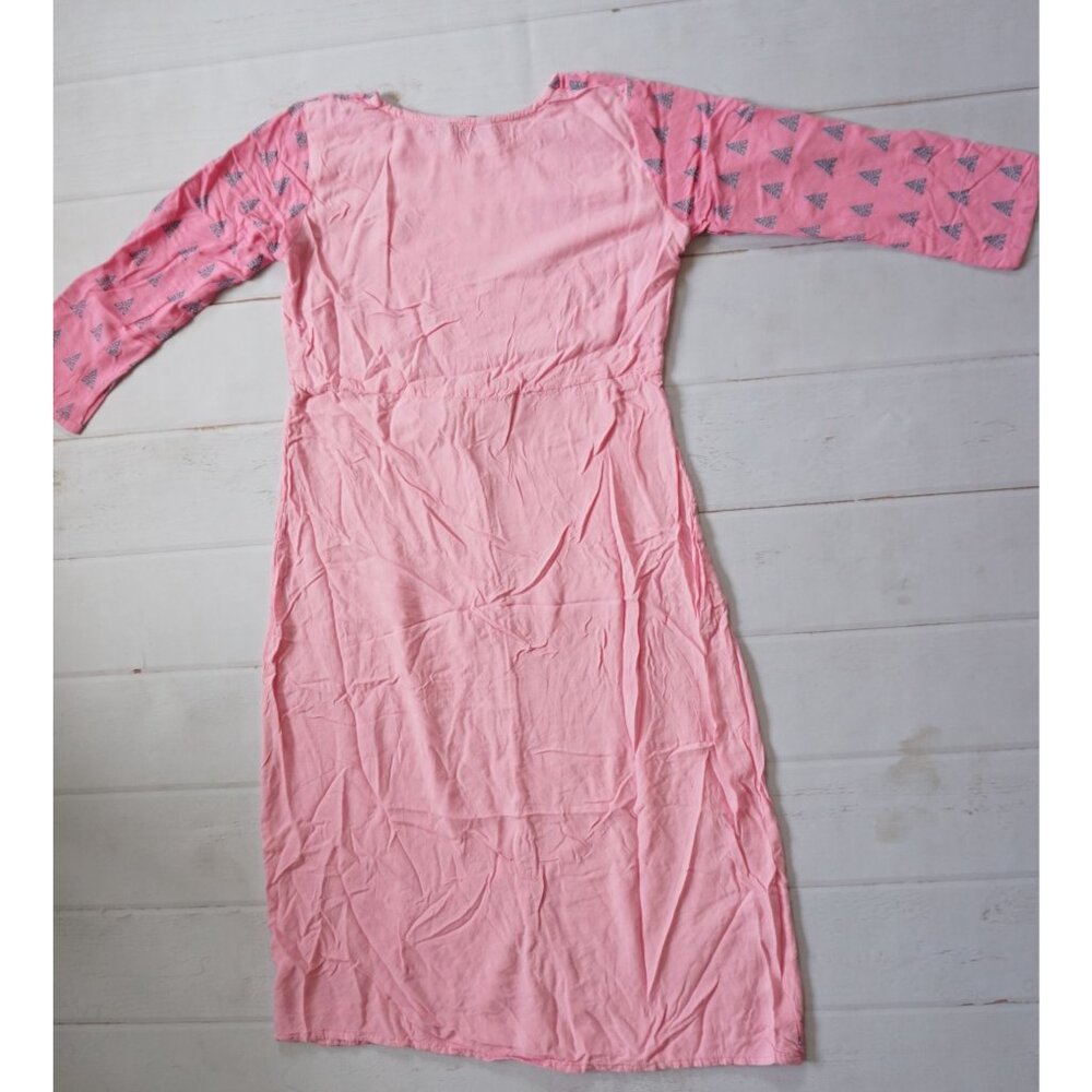 Shweta's Women's Pink Long Dress Kurti – Size M - Picture 4 of 5